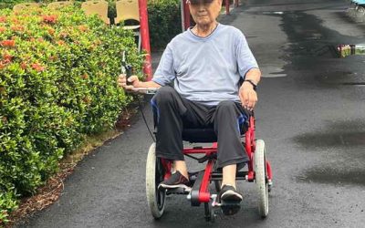 中彰榮家提升行動力,復健輪椅腳踏車踏出康復之路