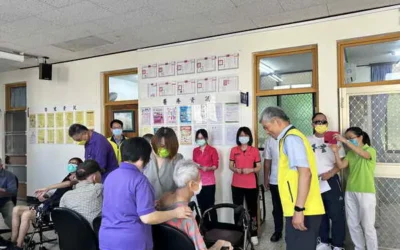 中彰榮家辦理Covid-19疫苗追加劑接種守護長輩健康