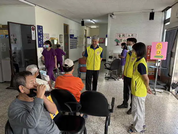 中彰榮家辦理住民健康檢查1