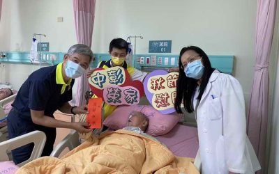 中秋月圓人團圓 中彰榮家住院慰問表關懷