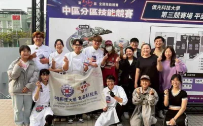 中臺科大烘焙團隊 中區技能賽放異彩
