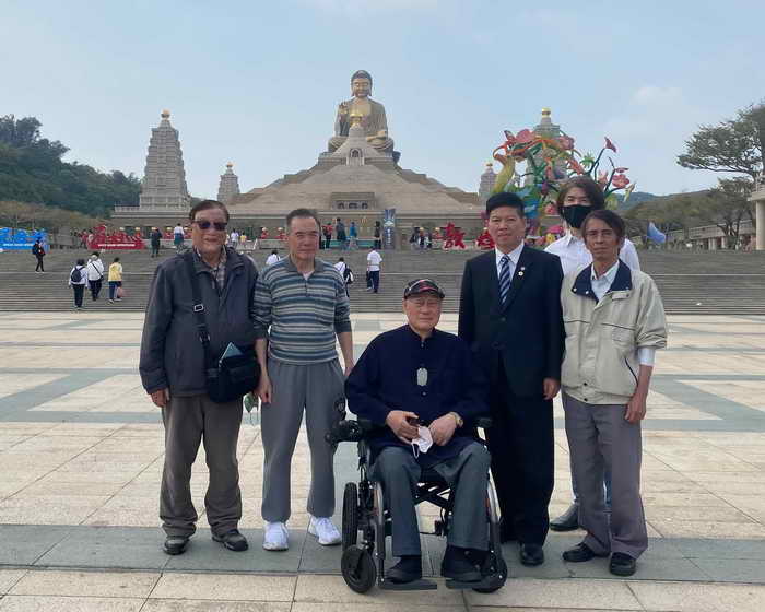 中華民國資深記者協會率團參與星雲大師周年紀念日追思典禮1