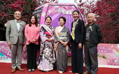 九族文化村台日櫻花交流 纜車櫻花女王號車廂全新登場
