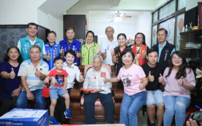 健康就是福!盧市長訪107歲王爺爺贈重陽禮金