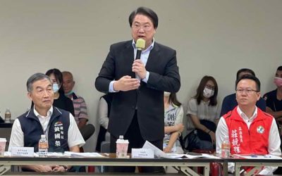 內政部長林右昌部長視察台中北屯橋梁建設
