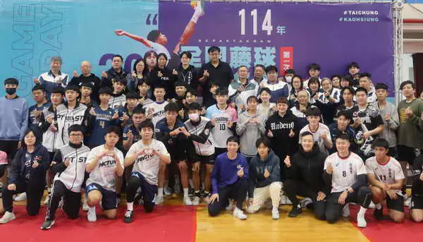 全國藤球排名賽台中首次登場 逾200位藤球好手同場競技