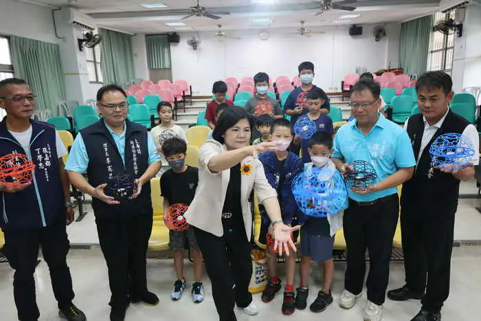 全國首場無人機足球國小營隊土庫越港國小登場 激發學生科技熱情1
