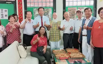 八八節快樂!彰化縣新聞記者公會舉辦披薩派對共慶節日
