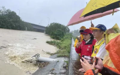 凱米颱風帶來淹水等災情 縣長張麗善:全力救災,降低災損