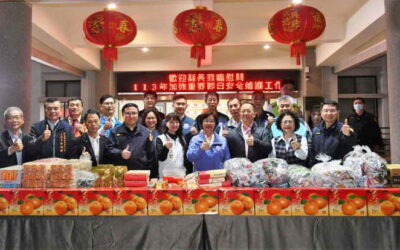 加強重要節日安全維護工作 慰問執勤員警及協勤民力