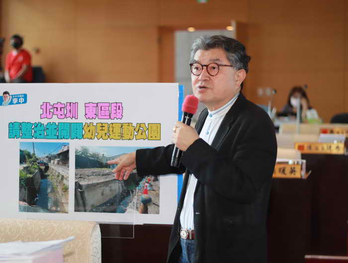 北屯圳東區段斑駁雜亂 議員李中爭取開闢公園並同步整治1