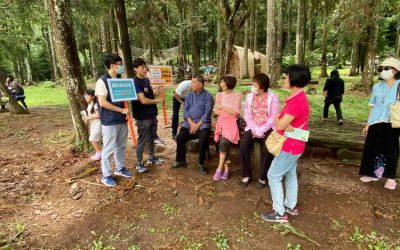 南投惠蓀木文化節體驗森林五感 仁愛打詐隊不缺席