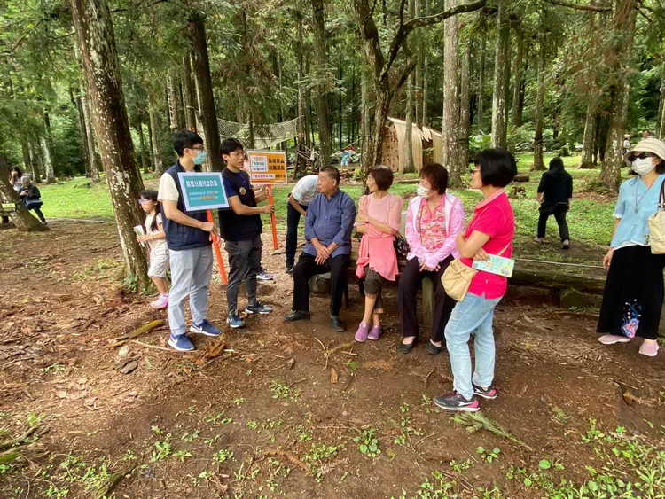 南投惠蓀木文化節體驗森林五感 仁愛打詐隊不缺席1