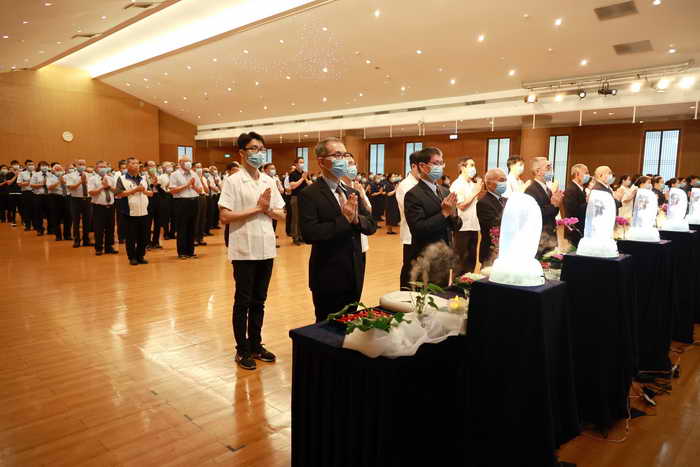 南投慈濟三節合一浴佛典禮千人浴佛 王副縣長出席祈福