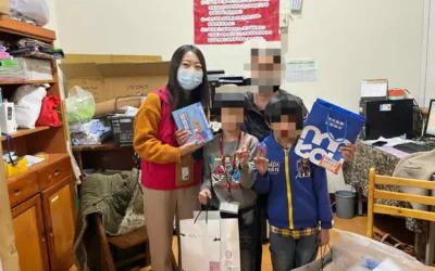 南投毒防中心兒童節送暖 助藥癮者子女安心學習