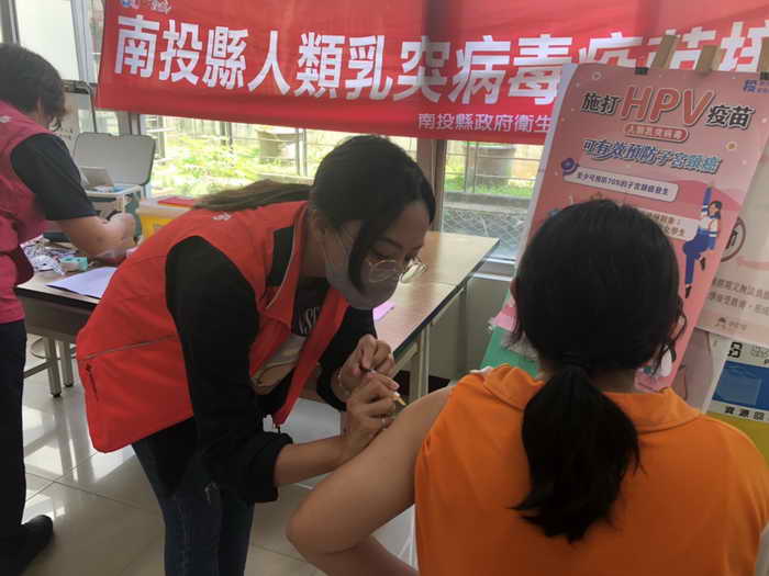 南投縣HPV公費疫苗前進校園開打