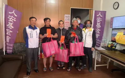 南投縣政府春節前夕關懷遊民 寒冬送暖過好年
