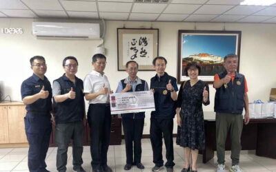 南投縣政府警察局竹山分局破獲電纜線失竊案 台電南投區處致贈獎勵金6萬元