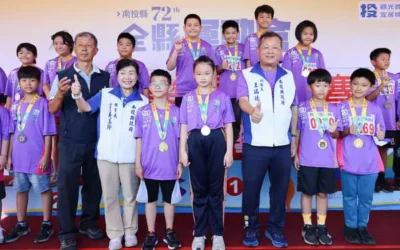南投縣第72屆全縣運適性體育競賽盛大舉行選手們勇於挑戰自我