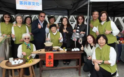 南投縣貓羅溪社區大學展成果 學員民眾互動熱