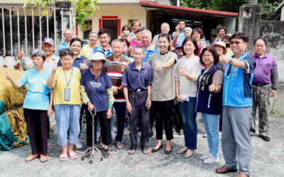 南投縣長許淑華會勘北中寮簽核近700萬元改善工程 贈匾石龍宮新任主委吳常源 感謝廟方造福鄉里