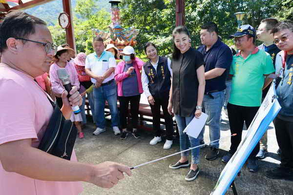 南投縣長許淑華會勘竹山18農水路 核定逾2千100萬元經費改善1