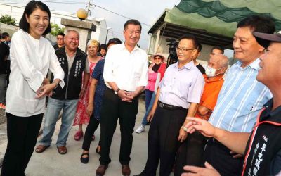 南投縣長許淑華會勘草屯五里簽核逾1千700萬元 改善農路通行及排洪安全