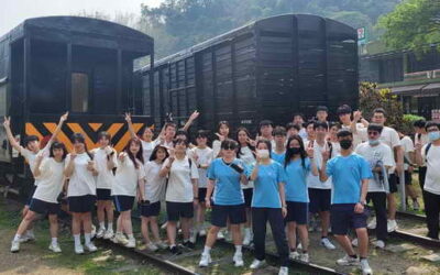 南投高中交通安全教育參訪車程車站,建立學生鐵路安全觀念