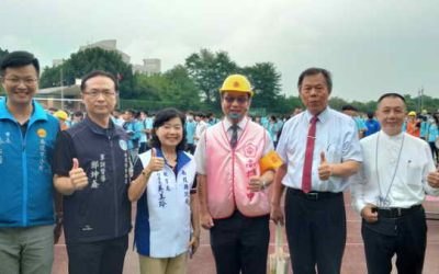 南投高中國家防災日避難示範演練,過程逼真獲各界肯定