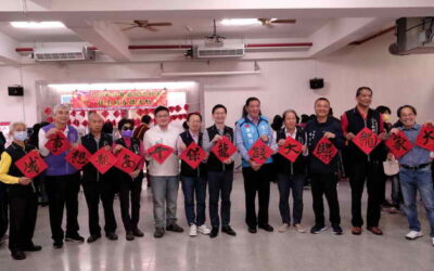 台中山海線名家揮毫齊聚大安 中市府辦祥龍獻瑞贈春聯活動