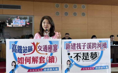 台中市議員吳瓊華關心 高鐵站區交通壅塞請市府積極規畫新方案