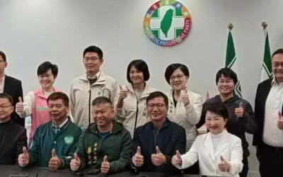 台中市議會民進黨團幹部交接典禮圓滿成功 盧秀燕市長率市府團隊祝賀