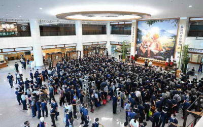 台中慈濟醫院1200人大清掃 衝刺醫院評鑑