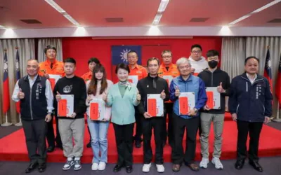 台灣最美風景!盧市長表揚新光三越救災城市英雄:他們的名字叫「勇敢」