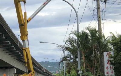 台電彰化區處全力搶修 風災雨災所造成之停電戶數已全數復電