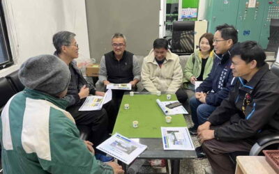 和平梨山逢雨致水質混濁 中市經發局會勘改善