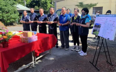 和美鎮鹿和路圓環停車場新建工程開工 提升商圈停車便利性