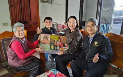 因應節氣轉換氣候變化 雲林縣榮服處到府慰問年長榮民眷展溫馨