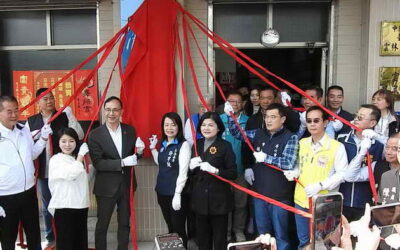 國民黨雲林縣新春團拜暨立法委員許宇甄、張嘉郡聯合服務處揭牌場面熱絡