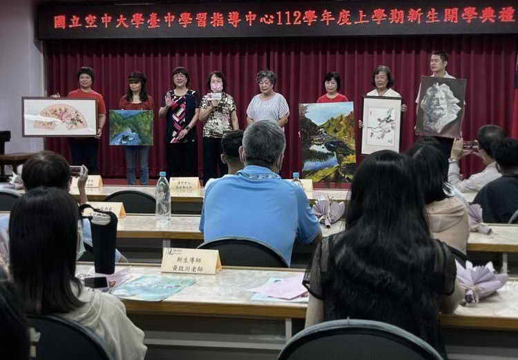 國立空中大學台中學習指導中心書畫社師生創作聯展1