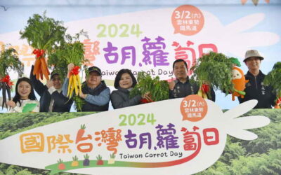 國際胡蘿蔔日15000人拔蘿蔔 縣長張麗善:雲林良品站穩國際