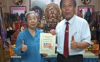 大宇宙祈安植福蓬萊仙島安地境大聖會功德圓滿 天降甘霖 總會長張德欽社長感謝南投縣長許淑華 立委馬文君 中寮鄉長廖宜賢、南投市長張嘉哲等十方大德共襄盛舉