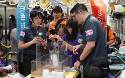 大葉大學攜手產官學「國境之南~迎曦科學列車」雙東熱鬧登場