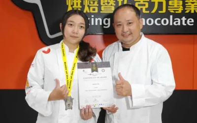 大葉大學烘焙飲調學程檳城廚藝賽勇奪銀牌