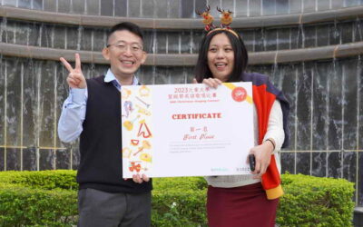 大葉大學聖誕節英語歌唱比賽 境外學生與台灣學生共同歡慶聖誕