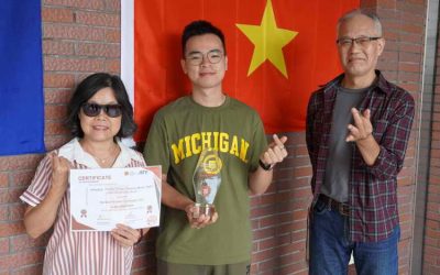 大葉大學英語系越南生陳文達勇奪未來心理師冠軍