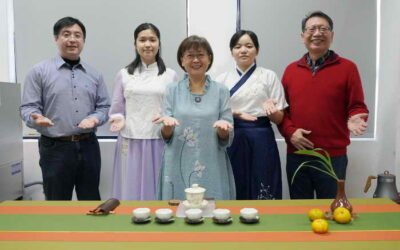 大葉大學藥保系協助在地文藝展演 鹿港國中美術班畢展飄茶香