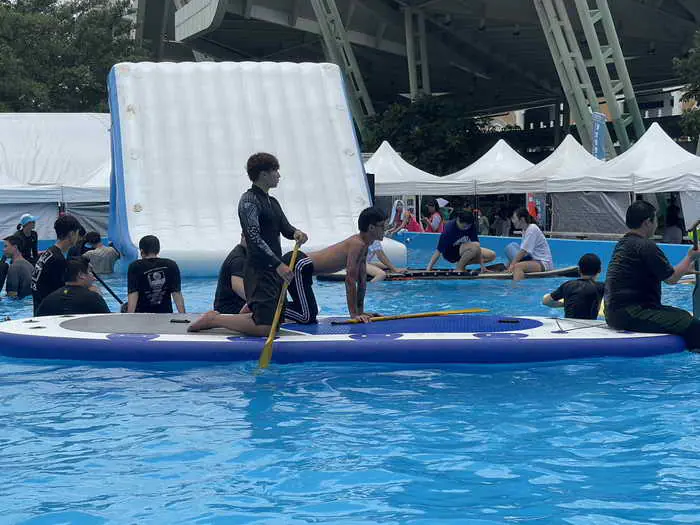 大葉大學觀休系承辦Sport Fair 健康戲水大村趣 大村鄉公所邀請大家共享健康清涼1