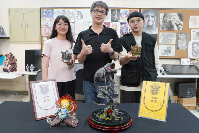 大葉大學設藝學院三校友 開拓盃模型賽獲獎1