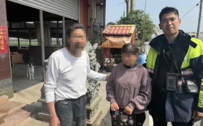 失智婦迷途徘徊台一線雲林縣警察局斗六分局莿桐分駐所暖警協助返家